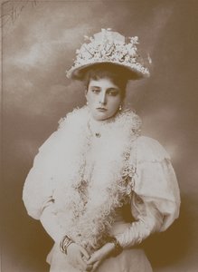 Porträt von Kaiserin Alexandra Fjodorowna, der Frau von Zar Nikolaus II. von Russland, 1872-1918