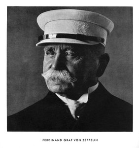 Porträt von Ferdinand, Graf von Zeppelin, frühes 20. Jahrhundert, 1933 von Unbekannt