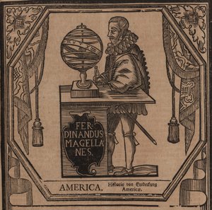 Porträt von Ferdinand Magellan 1470-1521, 1724 von Unbekannt