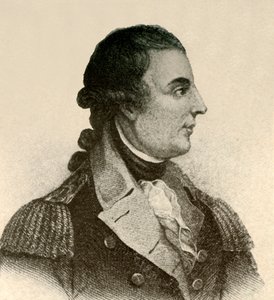 Porträt von General Montgomery, mit schwarzem Seidenhalstuch, Haar im Zopf von Unbekannt