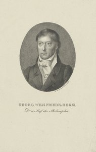 Porträt von Georg Wilhelm Friedrich Hegel 1770-1831 von Unbekannt