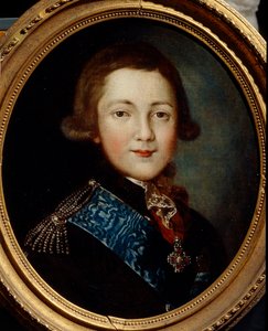 Porträt von Großherzog Alexander Pawlowitsch von Russland von Unbekannt