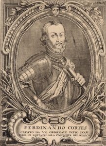 Porträt von Hernán Cortés 1485-1547 von Unbekannt