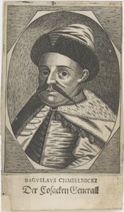 Porträt von Hetman Bohdan Chmelnyzkyj 1595-1657, nach 1650