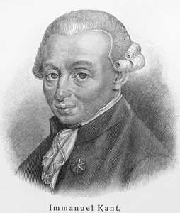 Porträt von Immanuel Kant 1724-1804