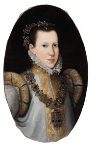 Porträt der Infantin Maria von Portugal, Erbprinzessin von Parma 1538-1577, ca. 1600
