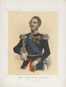 Porträt von Iwan Fjodorowitsch Paskevich, Graf von Erivan, Vizekönig des Königreichs Polen, 1850 von Unbekannt