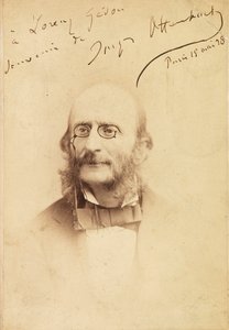 Porträt von Jacques Offenbach 1819-1880, 1878 von Unbekannt