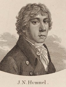 Porträt von Johann Nepomuk Hummel, 1778-1837 von Unbekannt