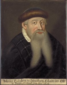 Porträt von Johannes Gutenberg, frühes 17. Jahrhundert