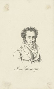 Porträt von Joseph Hormayr, Baron zu Hortenburg 1781-1848 von Unbekannt