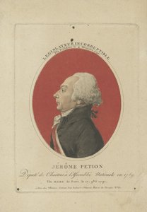Porträt von Jérôme Pétion de Villeneuve, ca. 1800