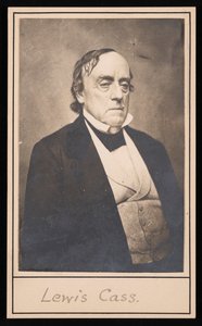 Porträt von Lewis Cass 1782-1866, vor 1866