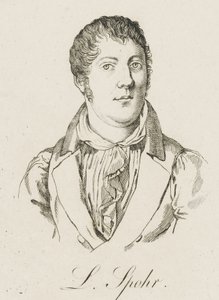 Porträt von Louis Spohr 1784-1859, um 1830 von Unbekannt