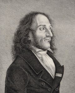 Porträt von Niccolò Paganini 1782-1840, ca. 1830