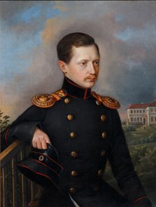 Porträt von Nikolai Semyonovich Korsakov von Unbekannt