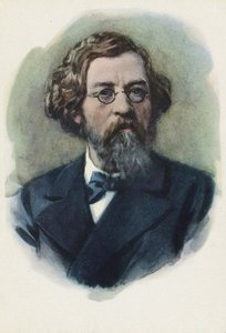 Porträt von Nikolay Chernyshevsky 1828-1889 von Unbekannt