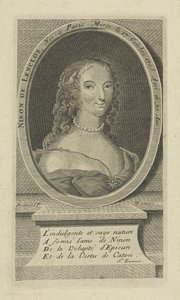 Porträt von Ninon de Lenclos 1620-1705, ca. 1730 von Unbekannt