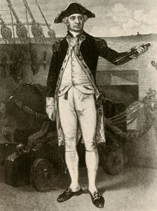 Porträt von Paul Jones, Kommodore der United States Navy, um 1780, 1937