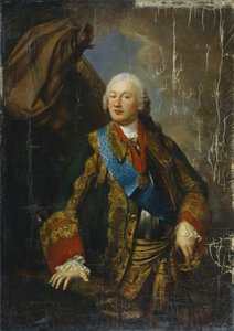 Porträt von Prinz Mikhail Nikitich Volkonsky 1713-1788, Mitte des 18. Jahrhunderts von Unbekannt