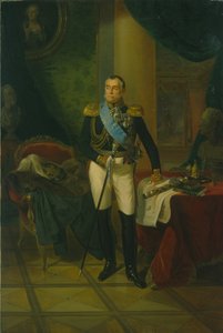 Porträt von Prinz Pyotr Volkonsky 1776-1852, ca. 1850 von Unbekannt