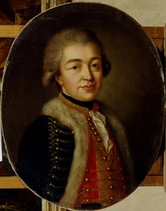 Porträt von Prinz Stepan Borisovich Kurakin von Unbekannt