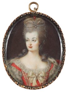 Porträt von Königin Marie Antoinette von Frankreich 1755-1793, Mitte des 18. Jahrhunderts von Unbekannt