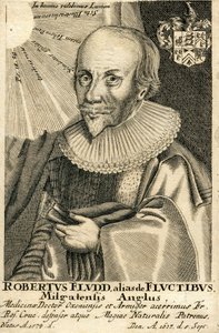 Porträt von Robert Fludd 1574-1637, 17. Jahrhundert