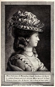 Porträt von Sophie Dorothea von Württemberg, frühes 19. Jahrhundert