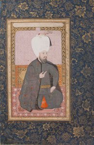 Porträt von Sultan Ahmet I. r. 1603-17, frühes 17. Jahrhundert