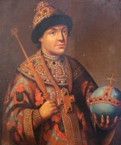 Porträt von Zar Feodor Alexejewitsch