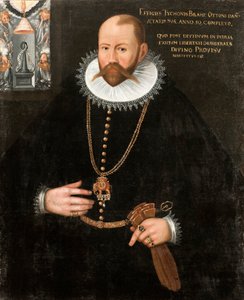 Porträt von Tycho Brahe 1546-1601, 1596 von Unbekannt