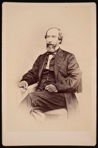 Porträt von Walter Lenox 1817-1874, vor 1874 von Unbekannt