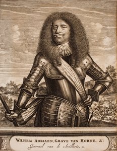 Porträt von Willem Adriaan II van Horne 1633-1694 aus: Schauplatz des Krieges, 1675 von Unbekannt
