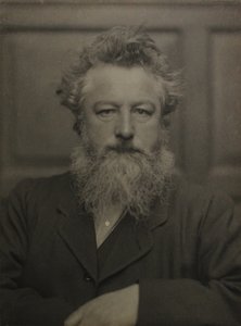 Porträt von William Morris 1834-1896, ca. 1886