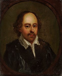 Porträt von William Shakespeare 1564-1616, erste Hälfte des 17. Jahrhunderts von Unbekannt
