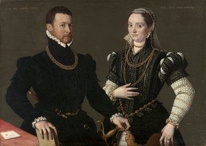 Porträt eines Paares, um 1580-1588