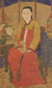 Porträt einer Frau, frühes 20. Jahrhundert, ca. 1920-40 von Unbekannt