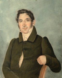 Porträt eines Mannes im Gehrock, Poltoratsky, 1820er von Unbekannt