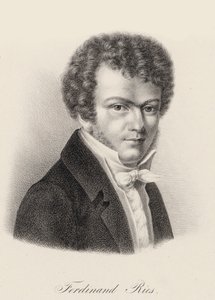 Porträt des Pianisten und Komponisten Ferdinand Ries 1784-1838, ca. 1830
