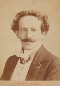 Porträt des Pianisten und Komponisten Georg Liebling 1865-1946, ca. 1900 von Unbekannt