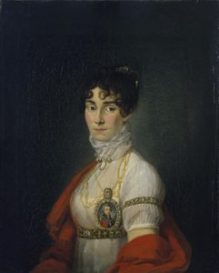 Porträt der Schauspielerin und Sängerin, Gräfin Praskovya Sheremetyeva Zhemchugova 1768-1803 von Unbekannt