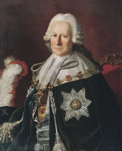 Porträt des Admirals Semyon Ivanovich Mordvinov 1701-1777 nach Carl Ludwig Christineck, 1771