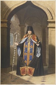 Porträt des Archimandriten Photius von Russland 1792-1838, 1820er Jahre