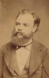 Porträt des Komponisten Antonin Dvorak 1841-1904, ca. 1880