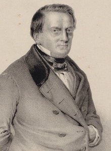 Porträt des Komponisten Franz Lachner 1803-1890, 1850