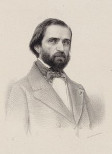 Porträt des Komponisten Giuseppe Verdi