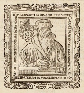 Porträt des Komponisten Leonhard Paminger 1495-1567, 1573