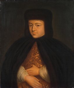 Porträt der Zarin Natalia Naryschkina 1651-1694, Ehefrau von Zar Alexei I. von Russland, erstes Drittel