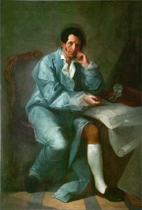 Porträt des Architekten Jean-Baptiste Vallin de la Mothe, 1729-1800 von Unbekannt